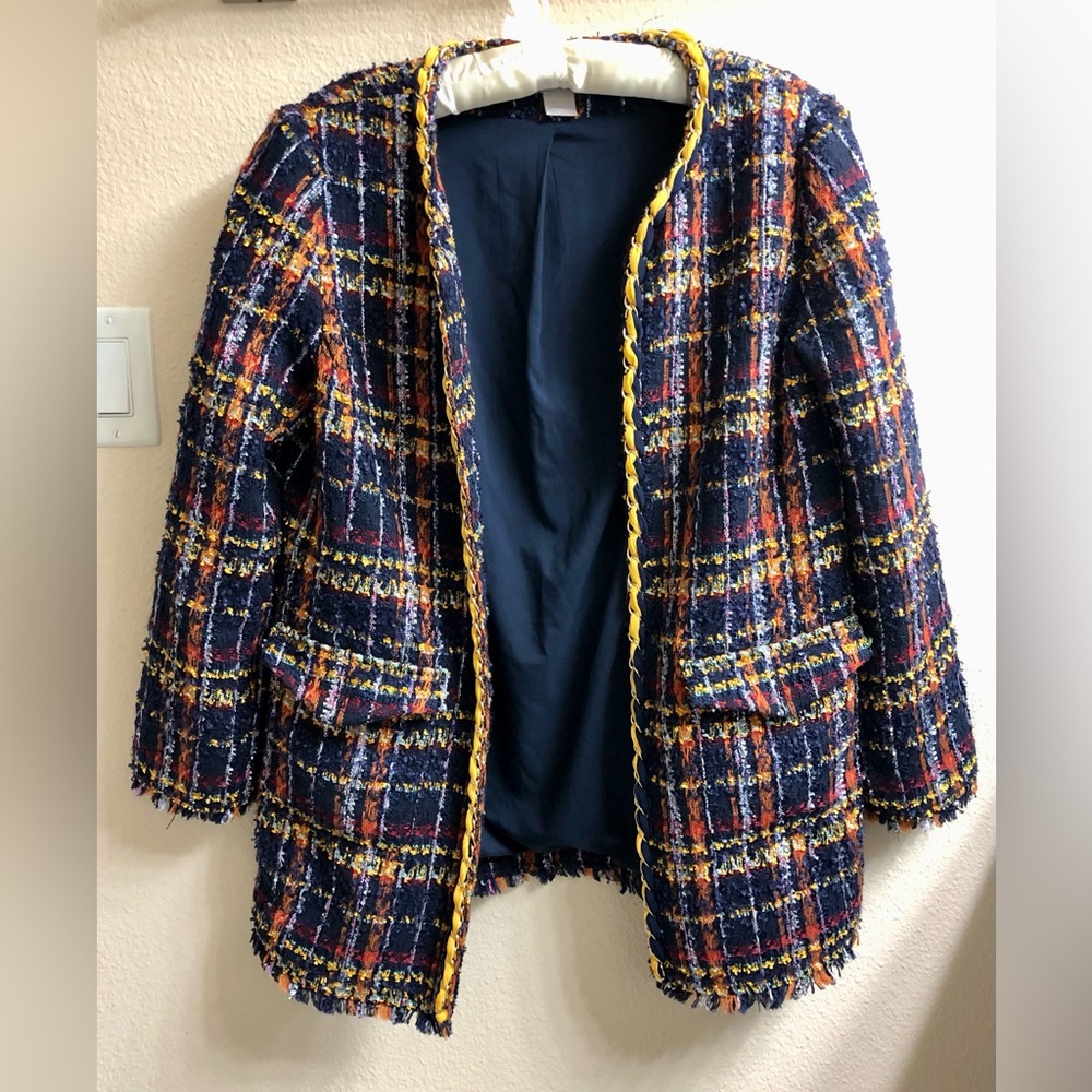 Women's Multicolor Tweed Jacket